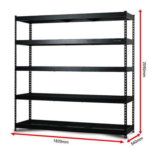Daytona DSH5T2090540 625kg 2090mm x 1820mm x 540mm 5 Tier Heavy Duty Shelving Unit – image 2