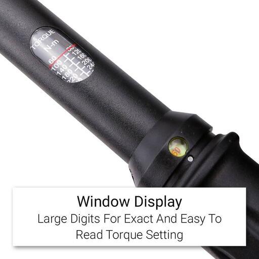 Daytona D12TW330NMW 1/2" Drive 580mm Drive Window Type Torque Wrench 60-330Nm – image 3