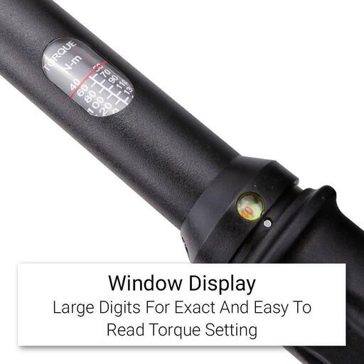 Daytona D12TW210NMWT 1/2" Drive 550mm Window Type Torque Wrench 40-210Nm – image 4