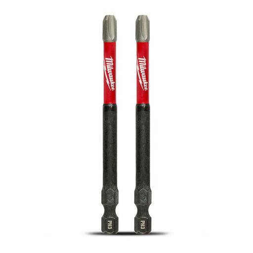 Milwaukee 48324664 2-Pack SHOCKWAVE™ Phillips #3 (3-1/2") x 89mm Power Impact Driver Bit – image 2