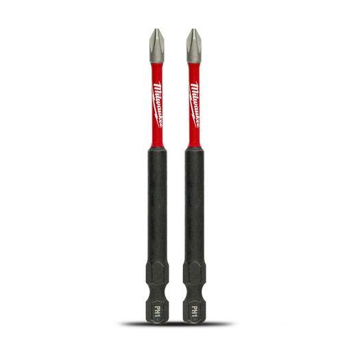 Milwaukee 48324660 2-Pack SHOCKWAVE™ Phillips #1 3.5" x 89mm Power Impact Driver Bit – image 2