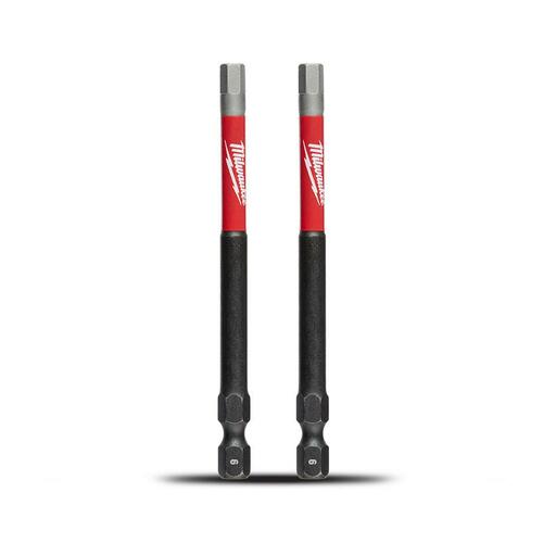 Milwaukee 48324739 2-Pack SHOCKWAVE™ Hex 6mm (3-1/2") x 89mm Power Impact Driver Bit – image 2