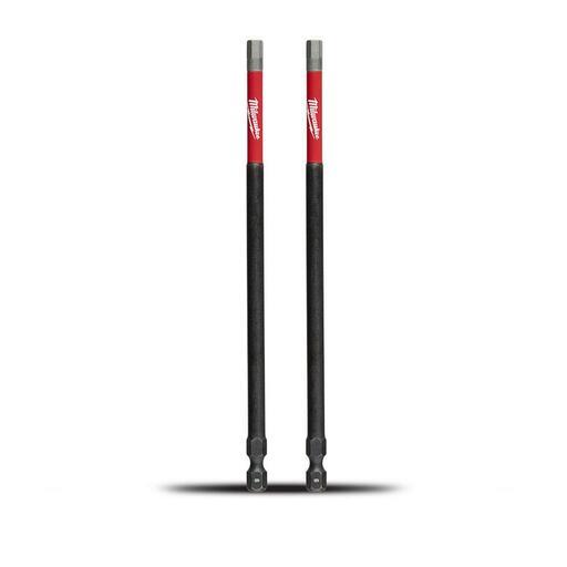 Milwaukee 48324740 2-Pack SHOCKWAVE™ Hex 6mm (6") x 150mm Power Impact Driver Bit – image 2