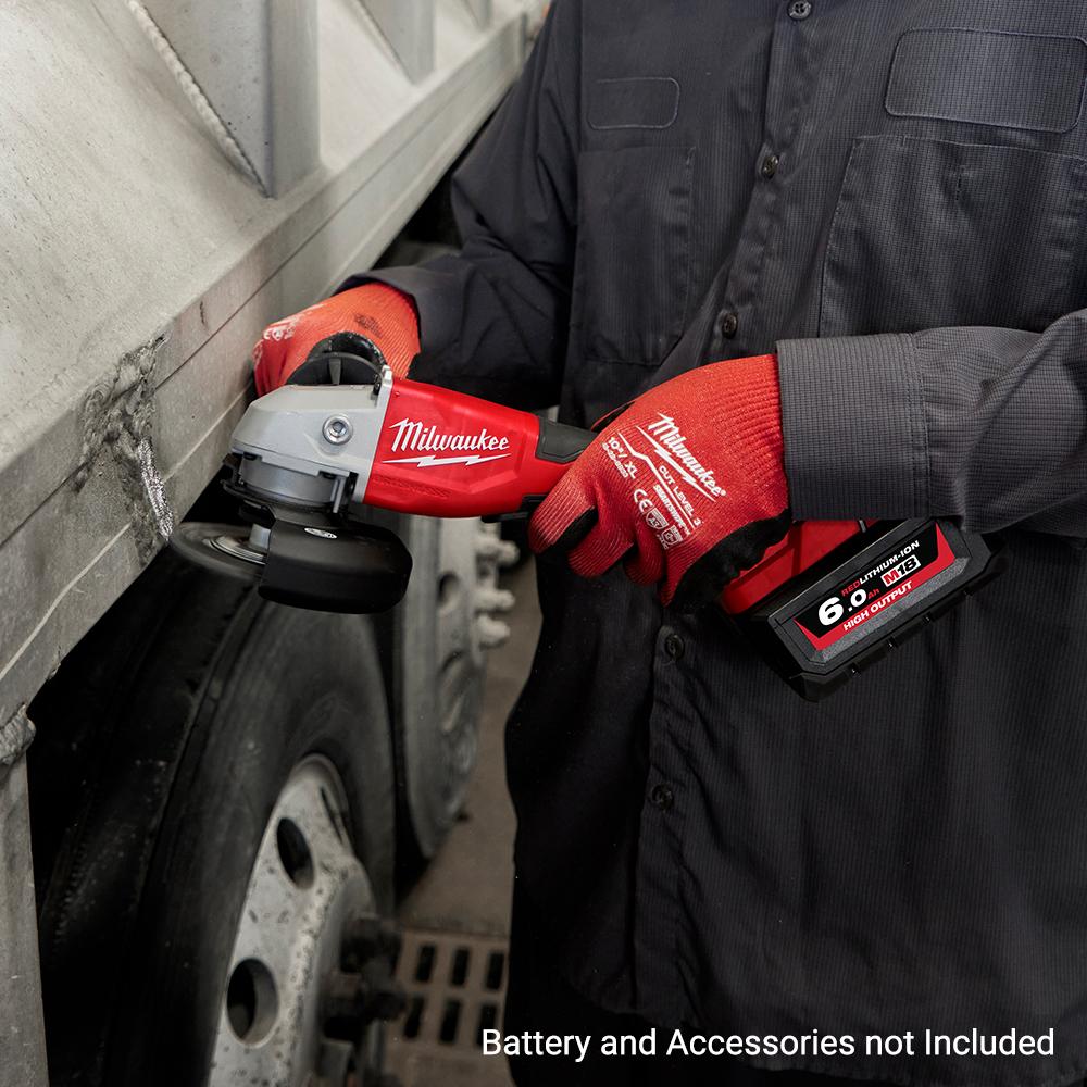 Milwaukee M18BLSAG125XPD402C 18V 4.0Ah Liion Cordless Brushless 125mm