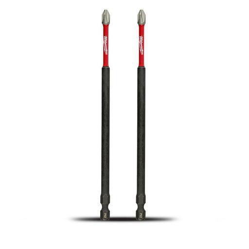 Milwaukee 48324902 2-Pack SHOCKWAVE™ Phillips #2 6" x 150mm  Power Impact Driver Bit – image 2