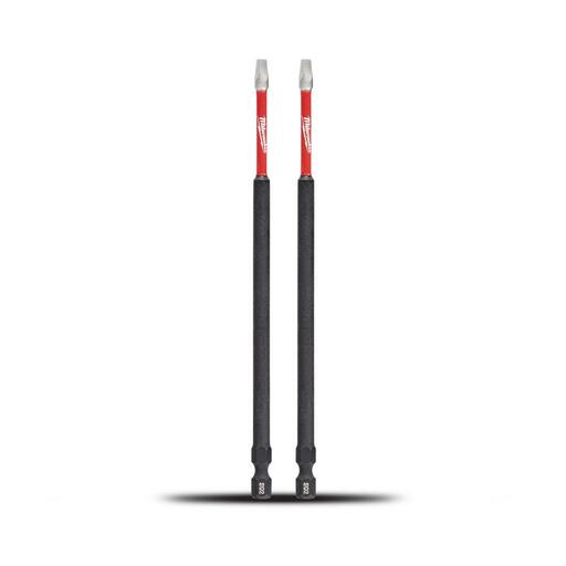 Milwaukee 48324905 2-Pack SHOCKWAVE™ Square Recess #2 6" x 150mm Power Impact Driver Bit – image 2