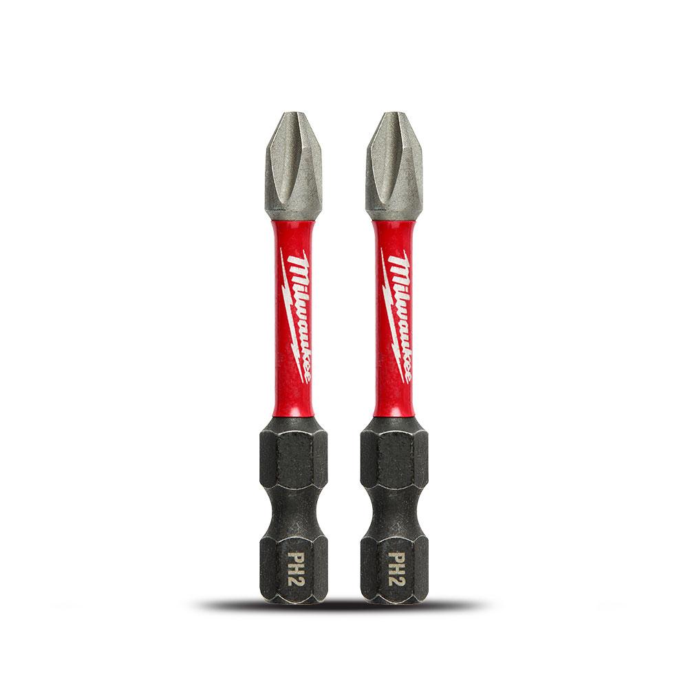 Milwaukee 48324962 2-Pack SHOCKWAVE™ Phillips #2 2