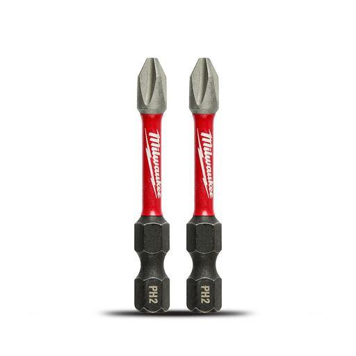Milwaukee 48324962 2-Pack SHOCKWAVE™ Phillips #2 50mm (2") Power Impact Driver Bit – image 2