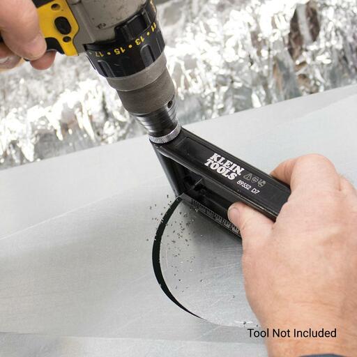 Klein A-89552 51-305mm (2-12") Hole Cutter for Duct & Sheet Metal – image 3