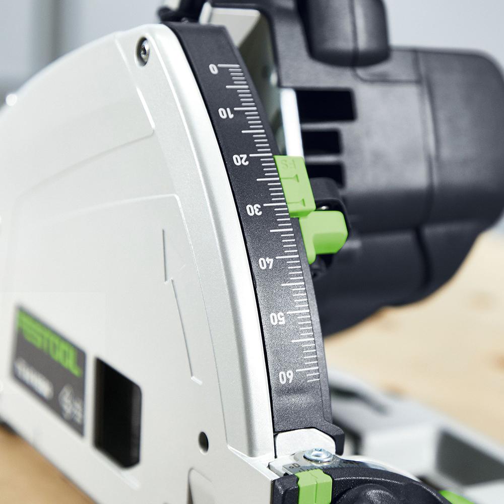 Festool TS 60 KEBQ-Plus-FS (577419) 1500W 168mm (6-1/2") Brushless Plunge Cut Saw with 1400mm Guide Rail – image 7