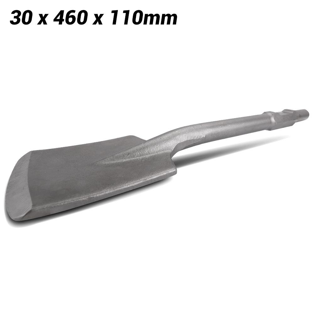 Techsmart TCPS110 460mm x 110mm 30mm Hex Wide Chisel Clade Spade – image 1