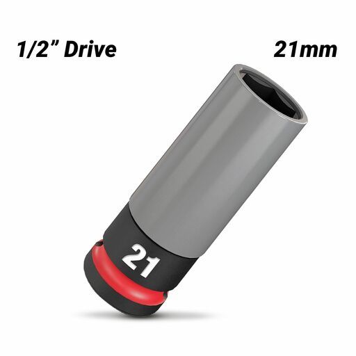 Milwaukee 49667806 1/2" Drive 21mm SHOCKWAVE Impact Duty Lug Nut Wheel Socket – image 2