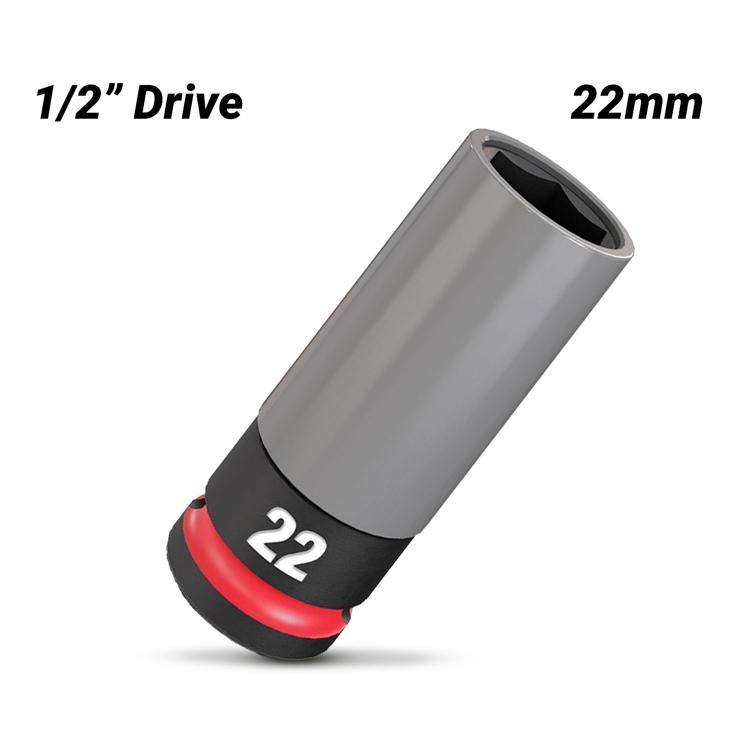 Milwaukee 49667807 1/2" Drive 22mm SHOCKWAVE Impact Duty Lug Nut Wheel Socket – image 2