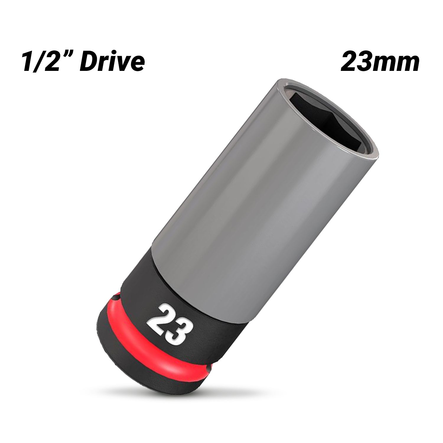 Milwaukee 49667808 1/2" Drive 23mm SHOCKWAVE Impact Duty Lug Nut Wheel Socket – image 2