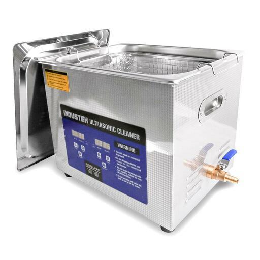 Industek ICLE10L 240W 220V 10 Litre Digital Timer Stainless Steel Ultrasonic Cleaner