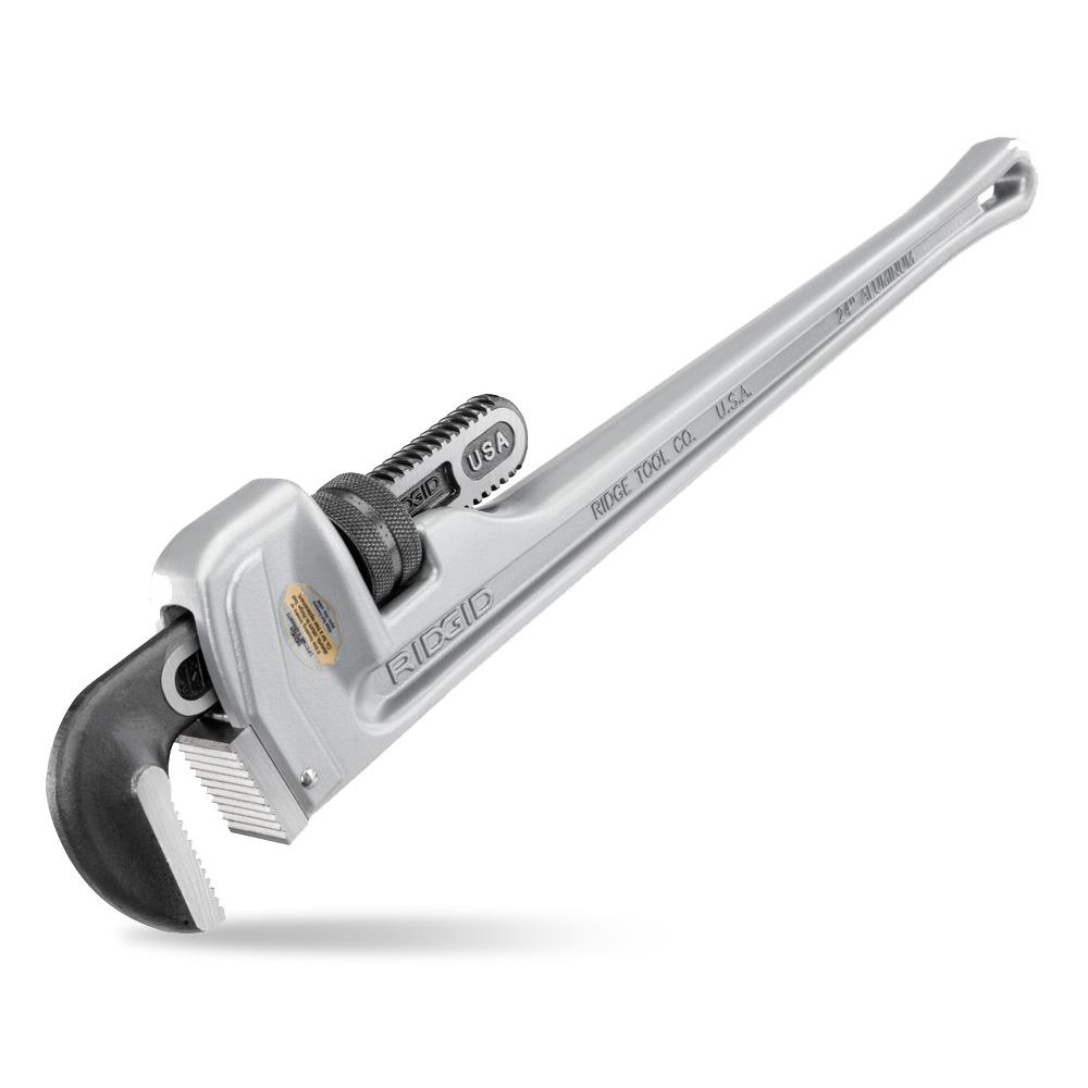 Ridgid 824 (31105) 600mm Aluminium Straight Pipe Wrench – image 1