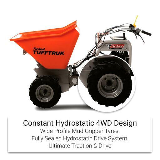 Flextool FT202501-UNIT (B450G) 6.5HP with Honda GX200 Petrol Engine TuffTruk – image 5