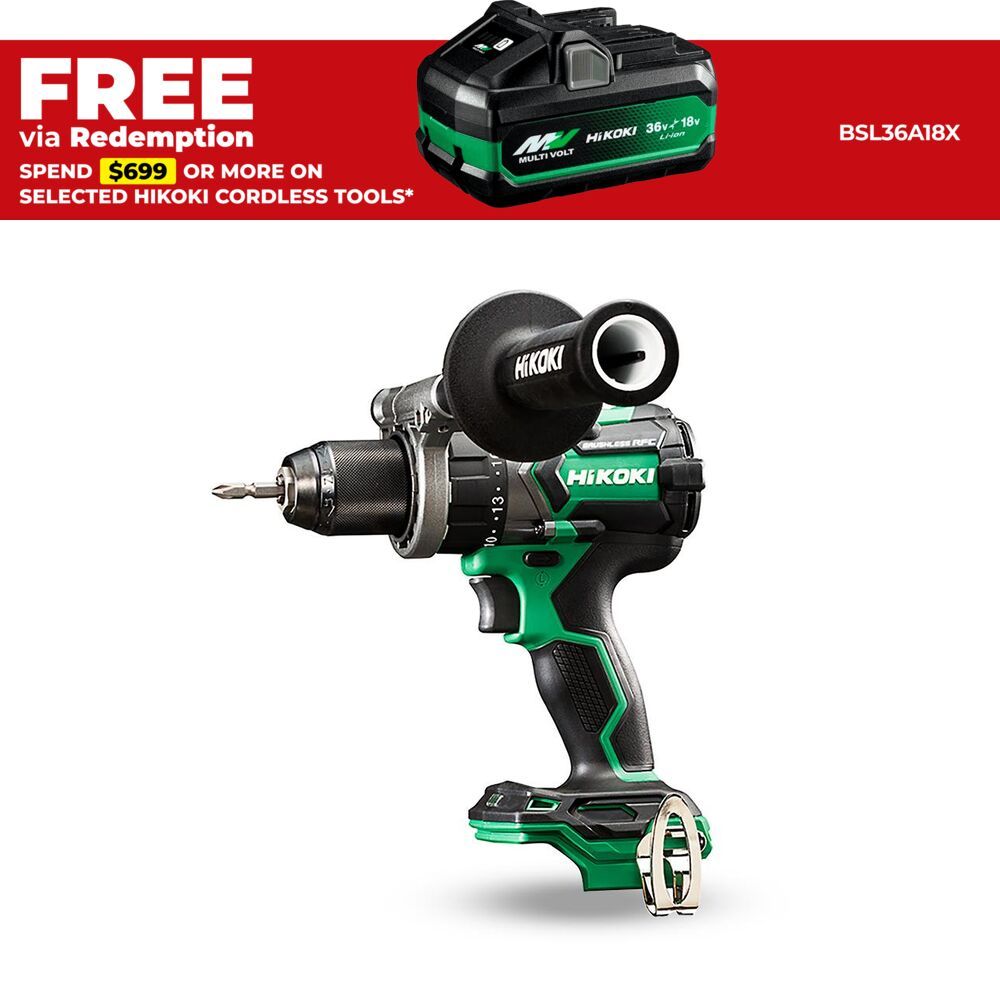 HiKOKI DV18DC(H4Z) 18V Li-ion Cordless Brushless Driver Drill - Skin Only – image 1