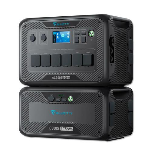BlueTTI AC500B300S 5000W 3,072Wh Solar Generator Kits