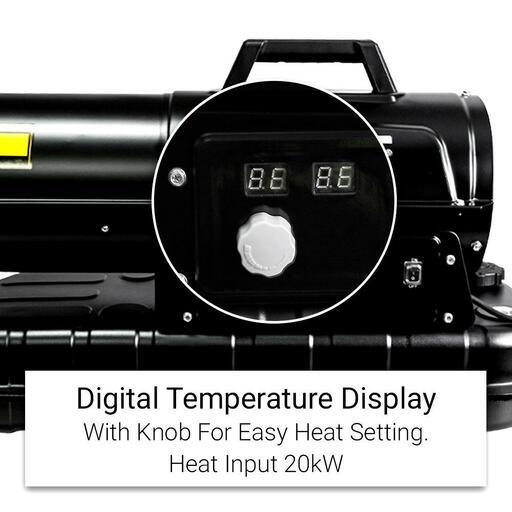 Bayer BDH20KW 20kW Portable Industrial Forced Diesel Heater – image 8