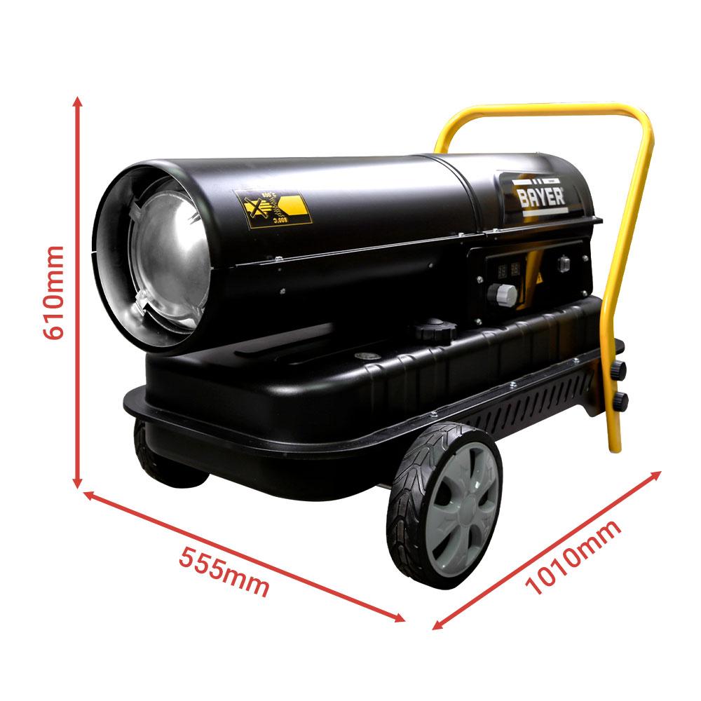 Bayer BDH50KW 50kW Portable Industrial Forced Diesel Heater – image 2