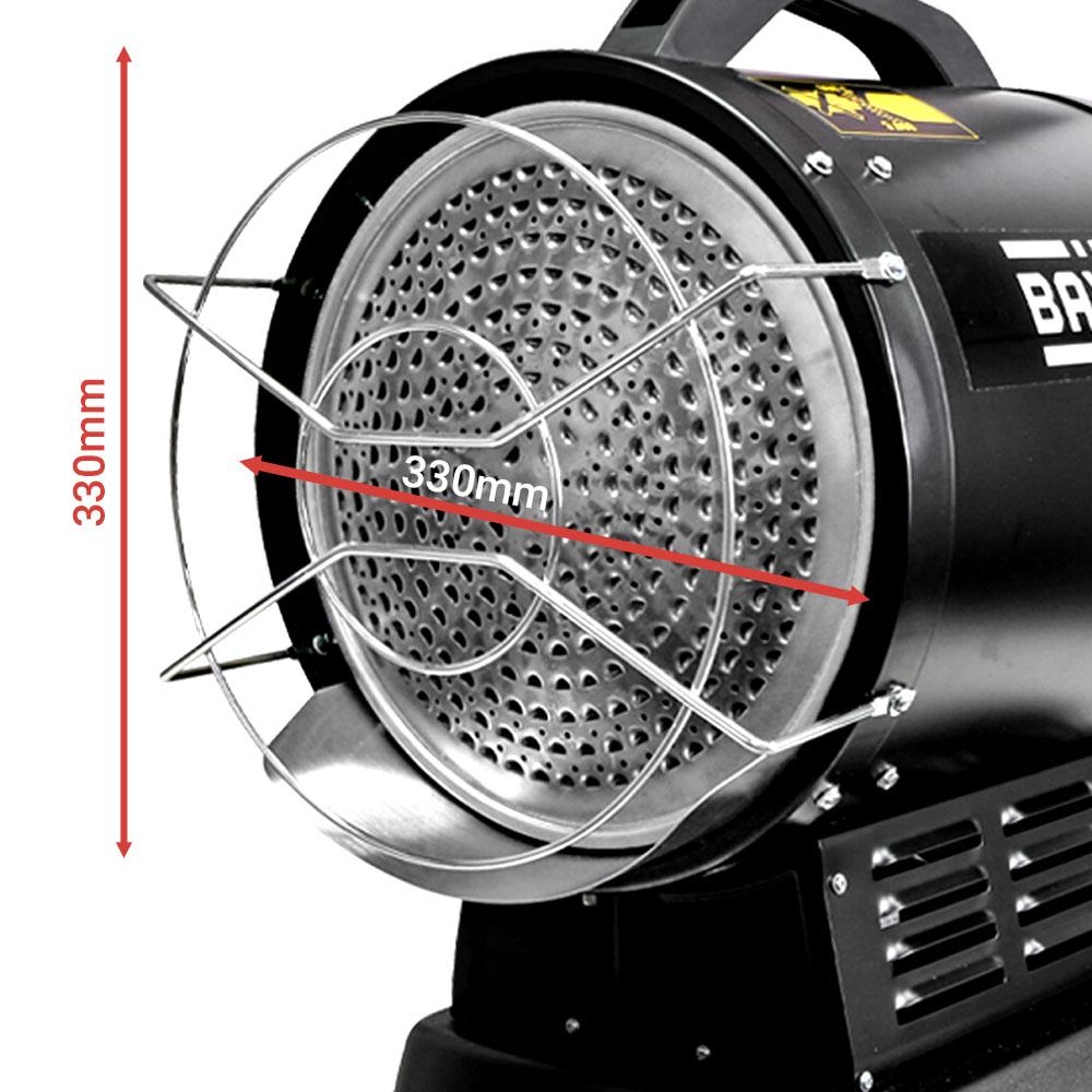Bayer BRDH20KW 20kW Portable Radiant Diesel Heater – image 7