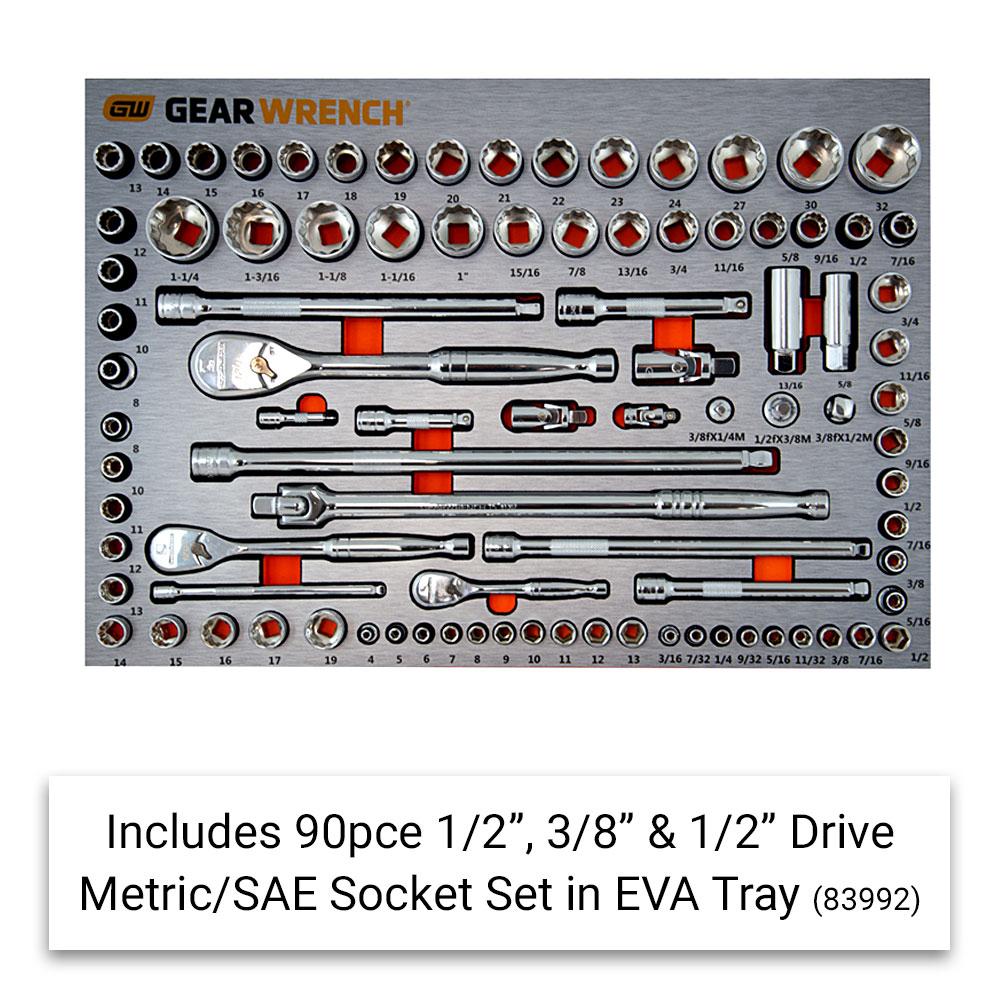 GEARWRENCH 22233 234pce 660mm (26") Game Changer Red Edition 7 Drawer Tool Chest & 7 Drawer Trolley - All EVA – image 4