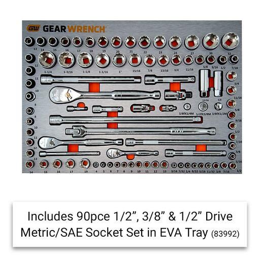 GEARWRENCH 33311 234pce 660mm (26") Game Changer Green Edition 7 Drawer Tool Chest & 7 Drawer Trolley - All EVA – image 4