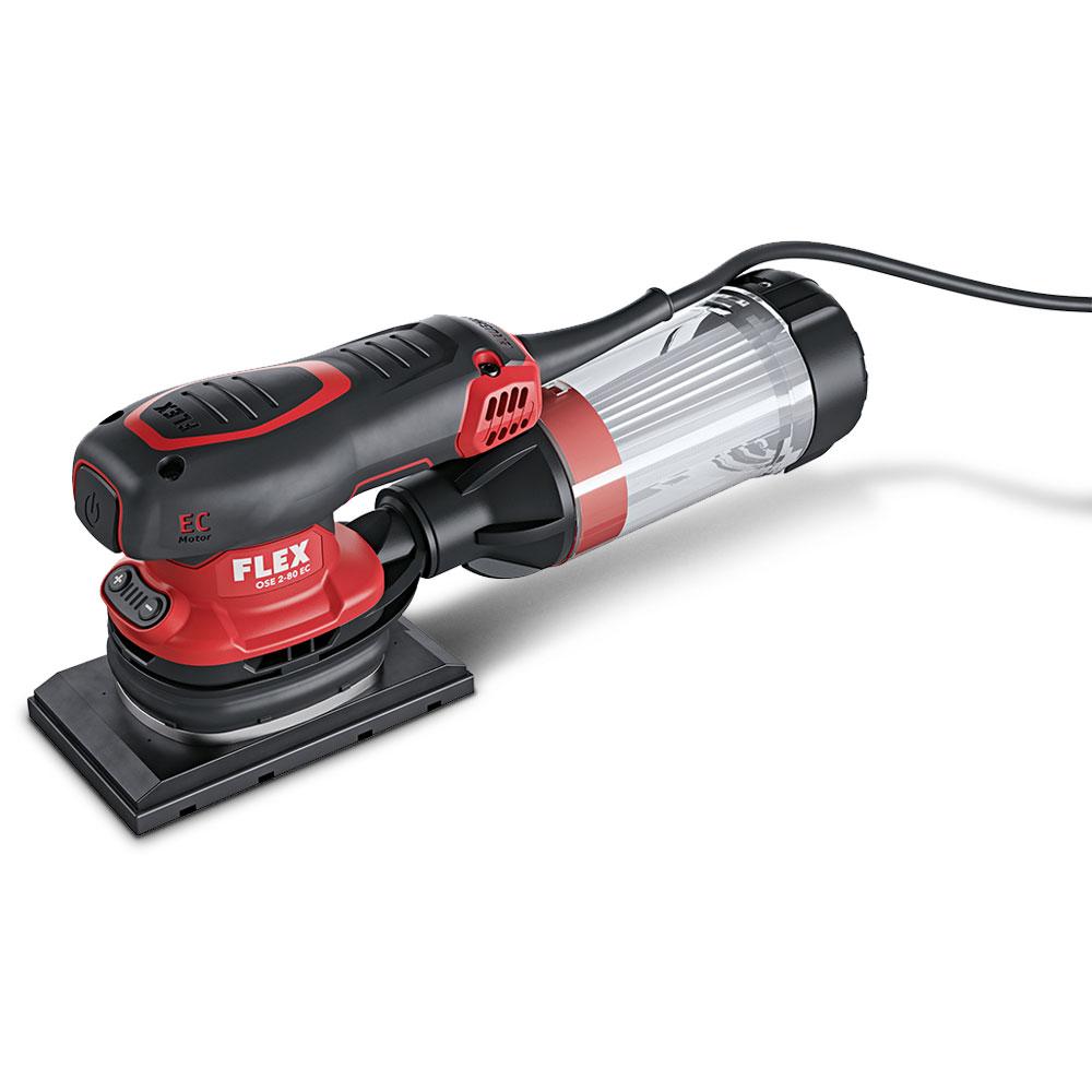 Flex OSE2-80-EC 260W 80 x 130mm Compact Random Orbit Sander With Speed Control – image 6