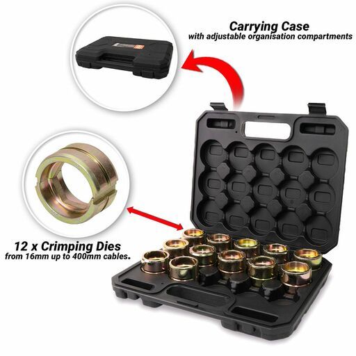 Bayer B13CDK12T 12pce 12T Gold Crimping Die Kit – image 4