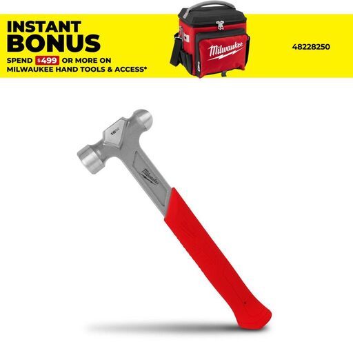 Milwaukee 48229130 16oz Steel Ball Peen Hammer