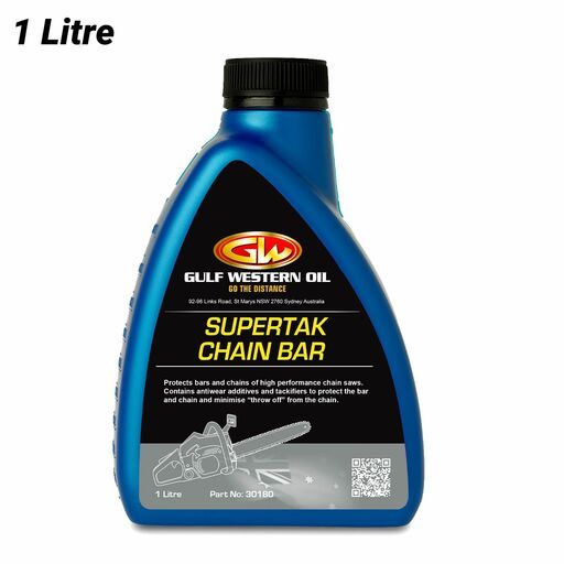 Gulf Western 30180 1L Supertak Chain Bar Oil