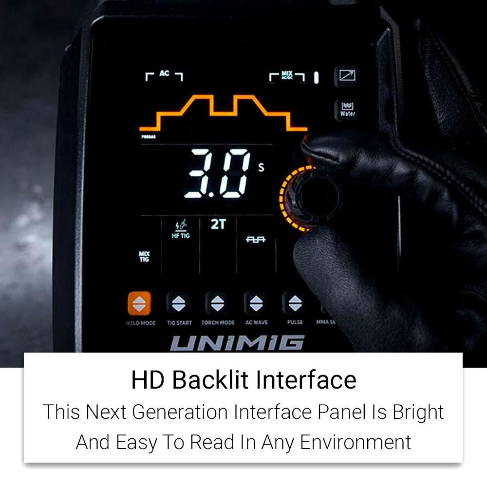 UNIMIG U12002K 240V 9.0kVa RAZOR TIG 200 AC/DC Welder