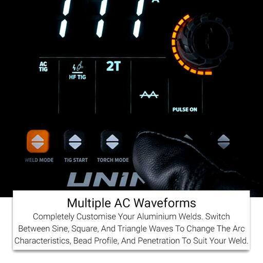 UNIMIG U12002K 240V 9.0kVa RAZOR TIG 200 AC/DC Welder