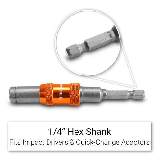Techsmart T14PB88 88mm 1/4" Hex Magnetic Pivoting Bit Holder – image 6