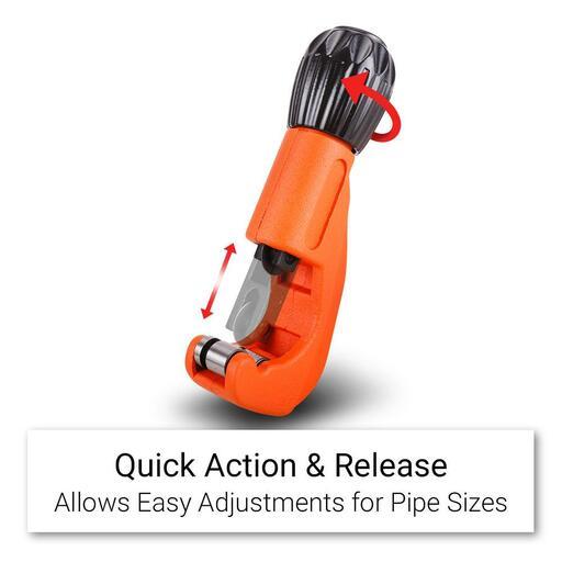 Techsmart TTC35 3-35mm (1/8" - 1-3/8") Quick Action Tube Cutter – image 6