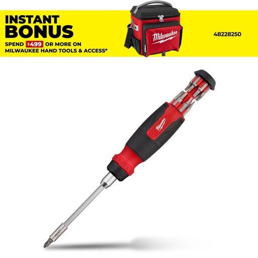 Milwaukee 48222903 14-in-1 Ratcheting Multi-Bit Screwdriver