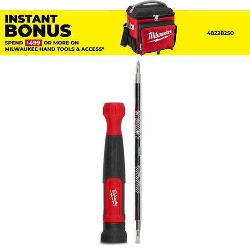 Milwaukee 48222930 4-in-1 Precision Multi-bit Screwdriver
