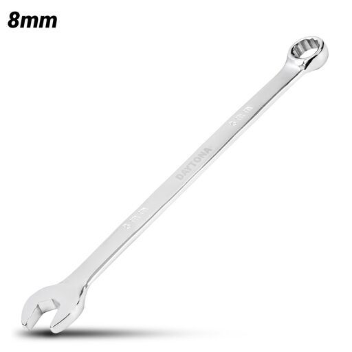 Daytona DVS8 8mm Metric Extra Long Combination Spanner V Groove