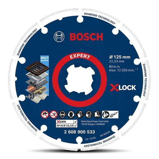 Bosch 2.608.900.533 EXPERT 125mm (5") X-LOCK Diamond Metal Cutting Disc Wheel – image 2
