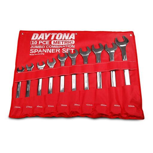 Daytona DS10PM 10pce 24mm - 50mm Metric Jumbo Combination Spanner Set