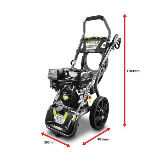 Typhoon TINDPW4650T 7.0HP 4500PSI Petrol High Pressure Washer With Turbo Head – image 2