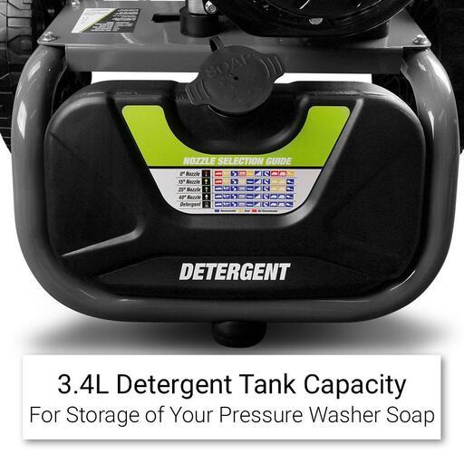 Typhoon TINDPW4650T 7.0HP 4500PSI Petrol High Pressure Washer With Turbo Head – image 6