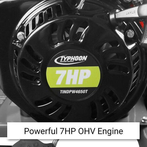 Typhoon TINDPW4650T 7.0HP 4500PSI Petrol High Pressure Washer With Turbo Head – image 4