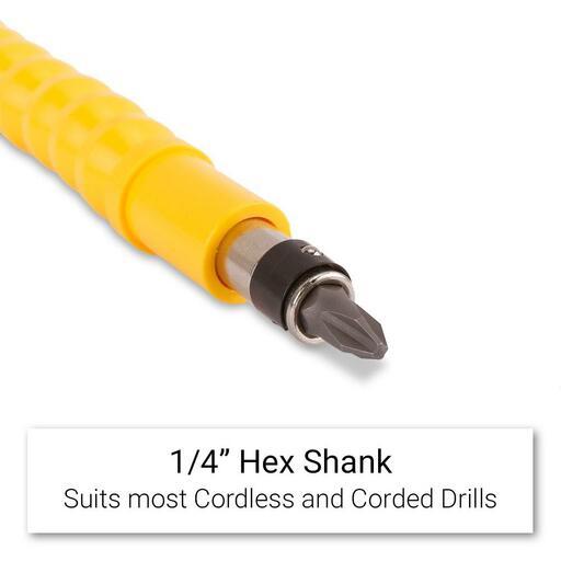 Xtorque XEXT3014 300mm 1/4'' Flexible Drill Bit Extension Hex Shank – image 5