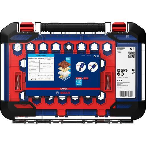 Bosch 2.608.900.490 EXPERT 10pce Electrician's Construction Multi Material TCT Hole Saw Set – image 9