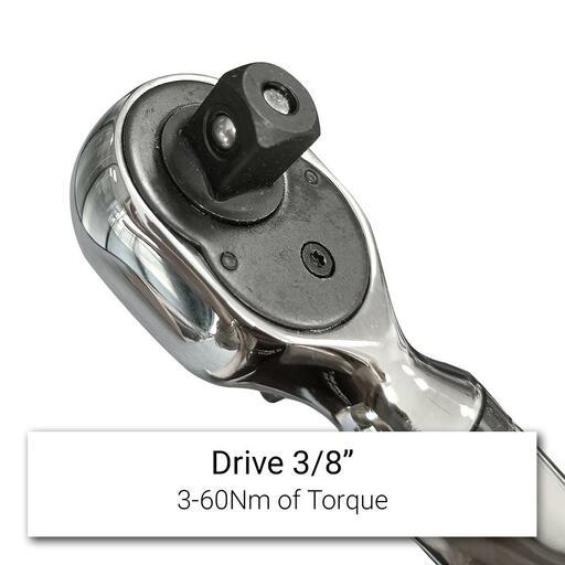 Daytona D38DTW 3/8" 370mm 3-60Nm Digital Torque Wrench – image 3