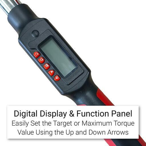 Daytona D38DTW 3/8" 370mm 3-60Nm Digital Torque Wrench – image 4