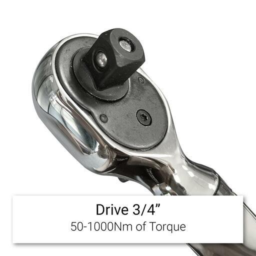 Daytona D34DTW 3/4" 1200mm 50-1000Nm Digital Torque Wrench – image 3