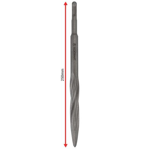 Techsmart TRPLU400 250mm SDSPlus Self Sharpening RTec Point Chisel